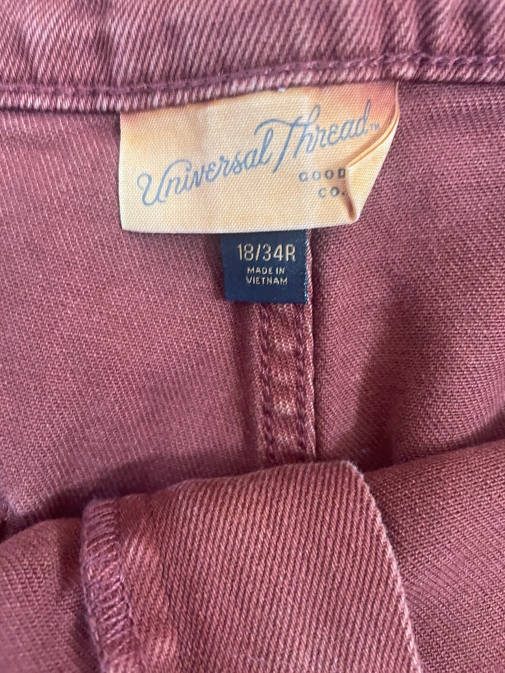 Universal Thread Wide Leg Pants in Rust Red 18 - Picture 2 of 8